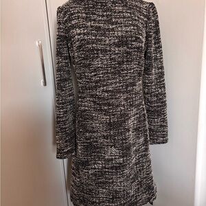 Ralph Lauren Tweed Look Long Sleeve Dress